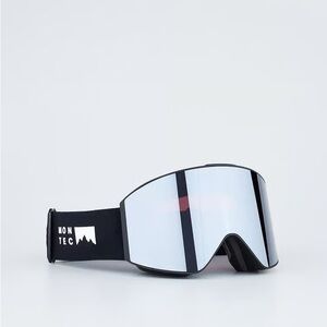 Montec Ski Goggles Mirror Black with Black Strap